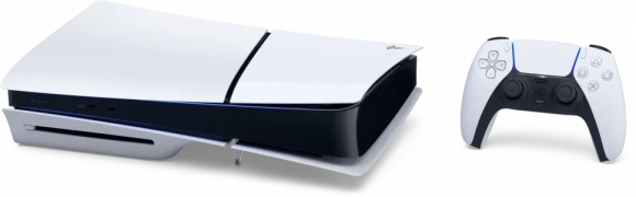 Приставка Sony Playstation 5 slim 1 Tb+2-ой геймпад(белый)+зарядное+Gog of War+ЧП2+FC26