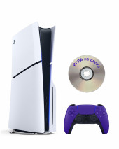 Приставка Sony Playstation 5 slim 1 Tb геймпад(пурпурный)+Игра на диске Приставка Sony Playstation 5 slim 1 Tb геймпад(пурпурный)+Игра на диске