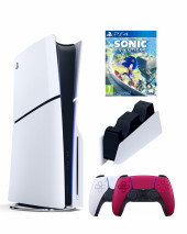 Приставка Sony Playstation 5 slim 1 Tb+2-ой геймпад(красный)+зарядное+Sonic Приставка Sony Playstation 5 slim 1 Tb+2-ой геймпад(красный)+зарядное+Sonic