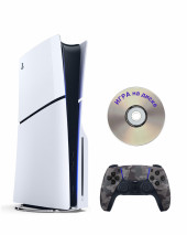 Приставка Sony Playstation 5 slim 1 Tb геймпад(камуфляж)+Игра на диске Приставка Sony Playstation 5 slim 1 Tb геймпад(камуфляж)+Игра на диске
