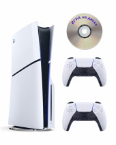 Приставка Sony Playstation 5 slim 1 Tb+2-ой геймпад+Игра на диске Приставка Sony Playstation 5 slim 1 Tb+2-ой геймпад+Игра на диске