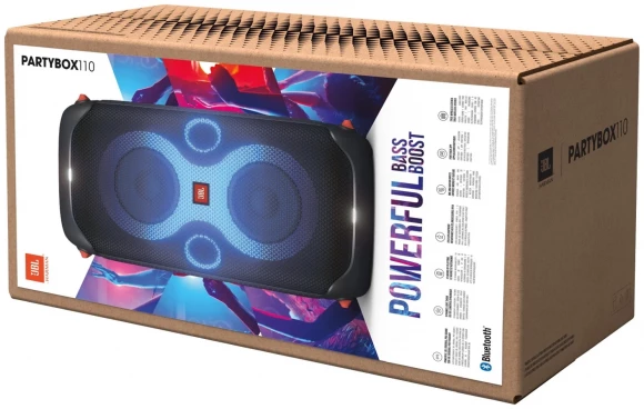 Портативная акустика JBL Partybox 110, 160 Вт, черный Портативная акустика JBL Partybox 110, 160 Вт, черный
