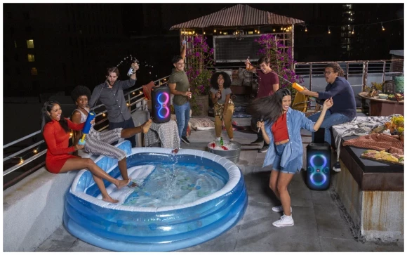 Портативная акустика JBL Partybox 110, 160 Вт, черный Портативная акустика JBL Partybox 110, 160 Вт, черный