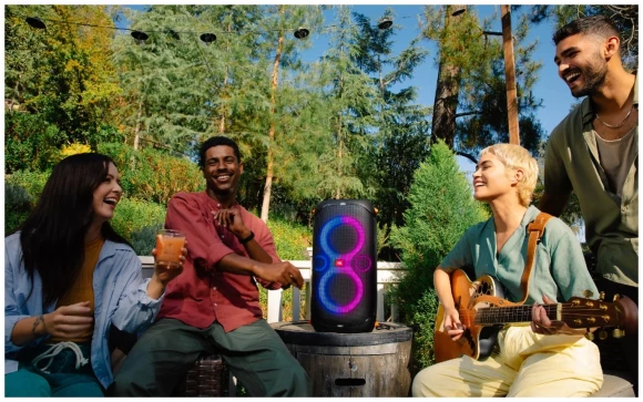 Портативная акустика JBL Partybox 110, 160 Вт, черный Портативная акустика JBL Partybox 110, 160 Вт, черный