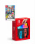Игровая консоль Nintendo Switch OLED (красно-синий)+Mario Smash Bros