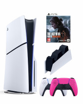 Приставка Sony Playstation 5 slim 1 Tb+2-ой геймпад(розовый)+зарядное+Игра Один из нас 2 Приставка Sony Playstation 5 slim 1 Tb+2-ой геймпад(розовый)+зарядное+Игра Один из нас 2