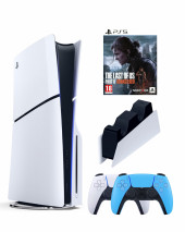 Приставка Sony Playstation 5 slim 1 Tb+2-ой геймпад(синий)+зарядное+Игра Один из нас 2 Приставка Sony Playstation 5 slim 1 Tb+2-ой геймпад(синий)+зарядное+Игра Один из нас 2