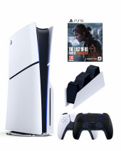 Приставка Sony Playstation 5 slim 1 Tb+2-ой геймпад(черный)+зарядное+Игра Один из нас 2 Приставка Sony Playstation 5 slim 1 Tb+2-ой геймпад(черный)+зарядное+Игра Один из нас 2
