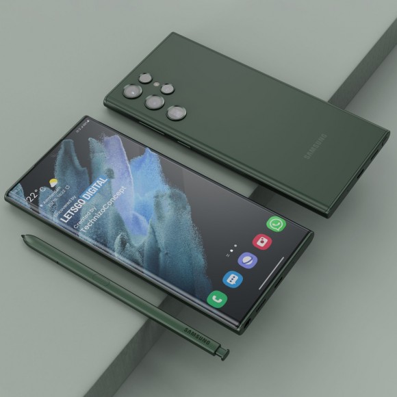 Смартфон Samsung Galaxy S22 Ultra (SM-S908E) 12/256 ГБ, зеленый, Global, Snapdragon 8 Gen 1 Смартфон Samsung Galaxy S22 Ultra (SM-S908E) 12/256 ГБ, зеленый, Global, Snapdragon 8 Gen 1