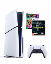 Игровая приставка Sony PlayStation 5, slim, 1 TB, Ratchet & Clank + Returnal, белый Игровая приставка Sony PlayStation 5, slim, 1 TB, Ratchet & Clank + Returnal, белый