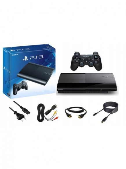 Игровая приставка Sony PlayStation 3 Super Slim 500 ГБ, черный Игровая приставка Sony PlayStation 3 Super Slim 500 ГБ, черный