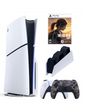 Приставка Sony Playstation 5 slim 1 Tb+2-ой геймпад(Camo)+зарядное+Один из нас Приставка Sony Playstation 5 slim 1 Tb+2-ой геймпад(Camo)+зарядное+Один из нас