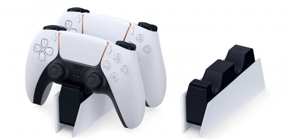 Геймпад Sony DualSense, белый + Зарядная станция DualSense на два геймпада для PS5 Геймпад Sony DualSense, белый + Зарядная станция DualSense на два геймпада для PS5