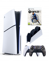 Приставка Sony Playstation 5 slim 1 Tb+2-ой геймпад(Camo)+зарядное+Fifa 23 Приставка Sony Playstation 5 slim 1 Tb+2-ой геймпад(Camo)+зарядное+Fifa 23