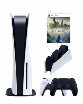 Игровая приставка Sony PlayStation 5 (3-ревизия)+2-й геймпад(черный)+зарядное+Hogwarts Игровая приставка Sony PlayStation 5 (3-ревизия)+2-й геймпад(черный)+зарядное+Hogwarts