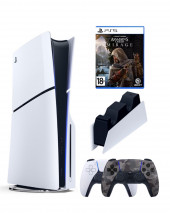 Приставка Sony Playstation 5 slim 1 Tb+2-ой геймпад(Camo)+зарядное+Assassins Mirage Приставка Sony Playstation 5 slim 1 Tb+2-ой геймпад(Camo)+зарядное+Assassins Mirage