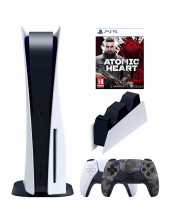 Игровая приставка Sony PlayStation 5 (3-ревизия)+2-й геймпад(камуфляж)+зарядное+Atomic, 825 ГБ Игровая приставка Sony PlayStation 5 (3-ревизия)+2-й геймпад(камуфляж)+зарядное+Atomic, 825 ГБ
