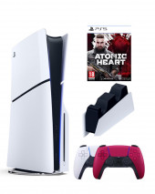 Приставка Sony Playstation 5 slim 1 Tb+2-ой геймпад(красный)+зарядное+Atomic Heart Приставка Sony Playstation 5 slim 1 Tb+2-ой геймпад(красный)+зарядное+Atomic Heart