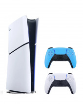 Игровая консоль Sony PlayStation 5 Slim Digital(без дисковода), с 2-м геймпадом(Blue)