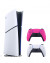 Игровая консоль Sony PlayStation 5 Slim Digital(без дисковода), с 2-м геймпадом(Pink)