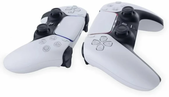 Игровая консоль Sony PlayStation 5 Slim Digital(без дисковода), с 2-м геймпадом(White)