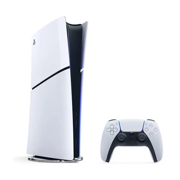 Игровая консоль Sony PlayStation 5 Slim Digital(без дисковода)+2-ой геймпад(blue)+зарядка