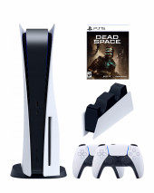 Игровая приставка Sony PlayStation 5 (3-ревизия)+2-й геймпад+ДОК-станция+Dead Space(диск) Игровая приставка Sony PlayStation 5 (3-ревизия)+2-й геймпад+ДОК-станция+Dead Space(диск)