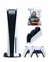 Игровая приставка Sony PlayStation 5 (3-ревизия)+2-й геймпад+ДОК-станция+Witcher 3(диск) Игровая приставка Sony PlayStation 5 (3-ревизия)+2-й геймпад+ДОК-станция+Witcher 3(диск)