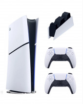 Игровая консоль Sony PlayStation 5 Slim Digital(без дисковода)+2-ой геймпад+зарядка