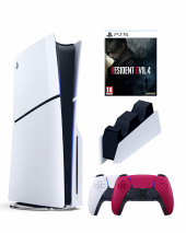 Приставка Sony Playstation 5 slim 1 Tb+2-ой геймпад(красный)+зарядное+Resident Evil 4 Приставка Sony Playstation 5 slim 1 Tb+2-ой геймпад(красный)+зарядное+Resident Evil 4