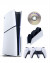Приставка Sony Playstation 5 slim 1 Tb+2-ой геймпад(белый)+зарядное+Игра на диске